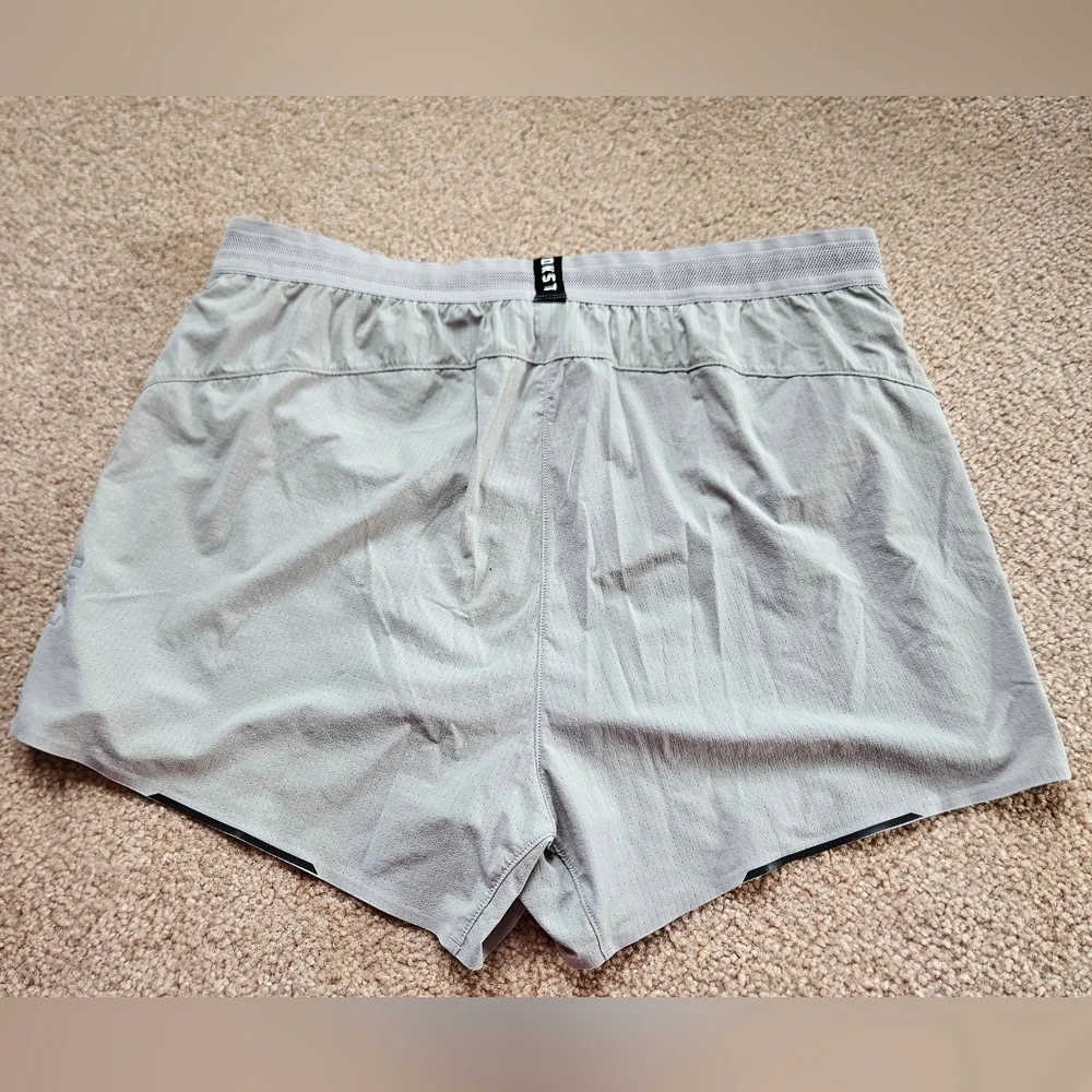 Women’s Athletic Shorts — Light Gray